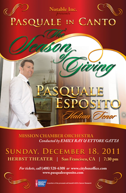 Pasquale in Canto ~ The Season of Giving Pasquale in Canto ~ The Season of Giving